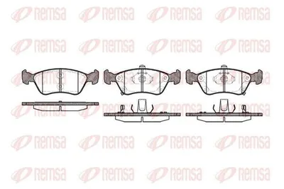 Produktbild von REMSA Bremsbeläge Satz Vorne Bremsklötze für TOYOTA Avensis Kombi (T22) 0676.02