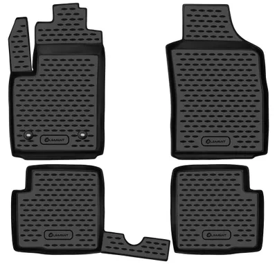 Immagine prodotto di ELEMENT Tappetini auto 3D in gomma su misura per Fiat 500, 2007-2015 | 4 pz
