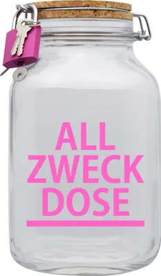 Produktbild von Spardose Geld Geschenk Ideen All Zweck Dose Transparent Größe XXL 3 Liter