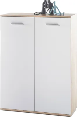 Produktbild von Schuhschrank Flurschrank Schuhkommode Schuhständer Schuhregal Flur "Mansfield I"