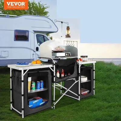 Produktbild von Famanu Campingküche mobile Außenküche - 164,5x50x110cm