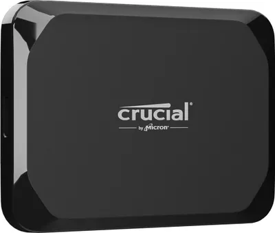 Zdjęcie produktu dla Crucial X9, 2 TB, USB Type-C, 3.2 Gen 2 (3.1 Gen 2), 1050 MB/s, 10 Gbit/s, Czarny