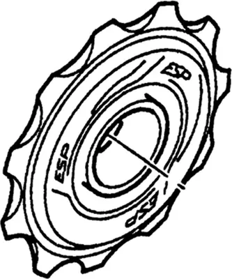 Produktbild von SRAM 00.0000.200.618 X7 Leitrollen für X7, schwarz (1 Paar)