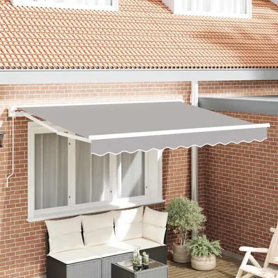 Obrázek produktu pro Maison Exclusive – rám markýzy, světle šedý, 350 x 200 cm