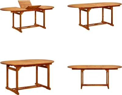 Produktbild von vidaXL Gartentisch 200x100x75 cm Massivholz Akazie - Esstisch - Esstische - Holz Esstisch - Holz Esstische
