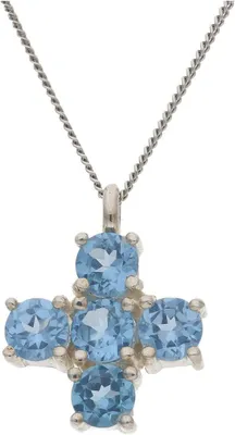 Produktbild von JuwelmaLux Kreuz Anhänger 925/000 Sterling Silber mit synth. Zirkonia JL30-02-3638