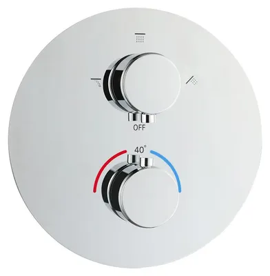 Produktbild von Avapax | Dusch- Und Badewannenarmatur - Chrom Glanz - Dreifunktional - Thermostat - Messing
