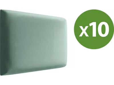 Obrázek produktu pro Čalouněný nástěnný panel 40x30 PAG - tyrkysová