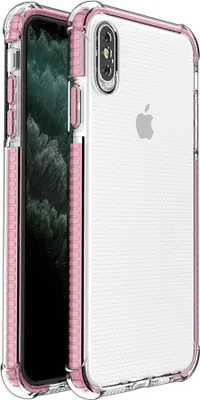 Produktbild von Spring Armor Silikonhülle für iPhone XS Max - Hellrosa KP9572
