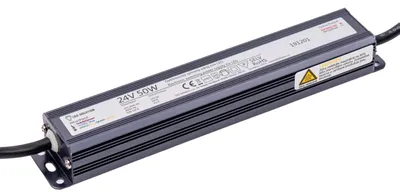 Obrázek produktu pro LED Solution LED zdroj (trafo) 24V 50W IP67 SLIM 191201