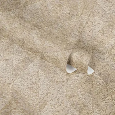 Immagine prodotto di carta da parati 3D geometrica beige sabbia - Carta da parati in tessuto non tessuto con texture e motivi AS-Creation (KG-174744)