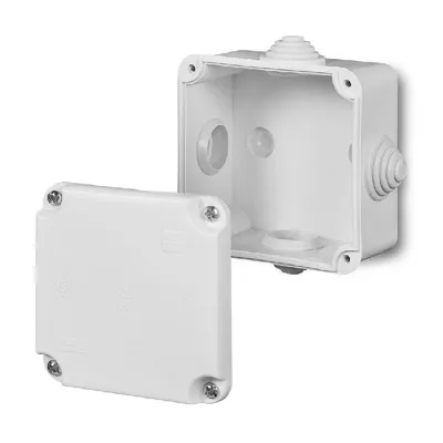 Produktbild von Kabelanschlussdose N/T mit Klemmen 5 × 2,5 mm² IP55 88 × 88 × 60 0223-00 – E115AB-UL008