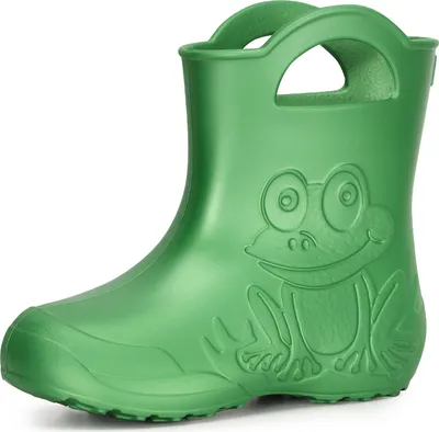 Produktbild von Ladeheid Eva Kinder Jungen Mädchen Gummistiefel Regenschuhe LA-CA-01 (Smaragdgrün, 22/23 EU)