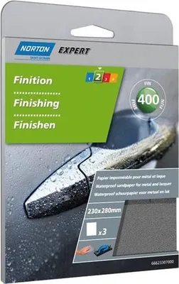 Image de Papier grain imperméable 400 X3 Sc - Norton