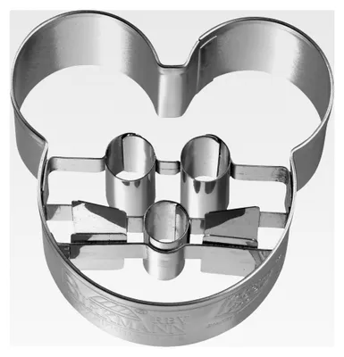 Produktbild von Ausstechform Mauseköpfchen aus Edelstahl, 5,5 cm