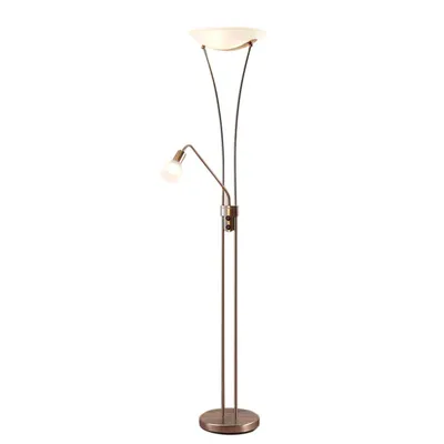 Produktbild von Lindby Stehlampe Felicia, nickel, 180 cm, E27, Leselicht