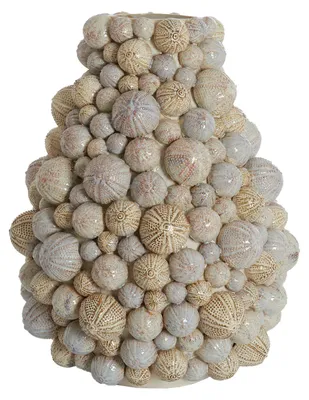 Immagine prodotto di Vaso in Vetroceramica crème-sabbia SEA URCHIN di Light & Living – Ø40x49 cm