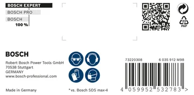 Image de Bosch EXPERT SDS max-8X Marteau perforateur, 12 x 800 x 940 mm. Marteaux perforateurs 2608900204