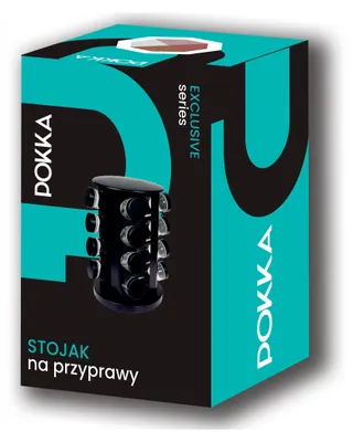 Obrázek produktu pro Organizér na koření 16 skleněných nádobek +144nakle trychtýřek