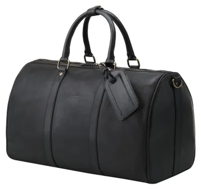 Image de Sac de voyage en cuir compact, idéal pour les bagages cabine