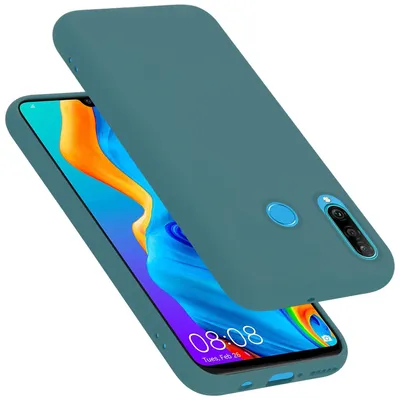 Produktbild von Cadorabo Schutzhülle für Huawei P30 LITE Hülle in Grün Handyhülle Case Cover TPU Etui