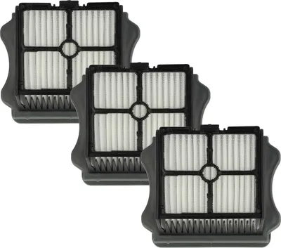 Produktbild von vhbw 3x Flachfaltenfilter kompatibel mit Tineco iFloor3 Nass-/Trockensauger Staubsauger