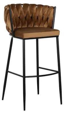 Kunststoff-Klapphocker 57x57x104 cm schwarz braun