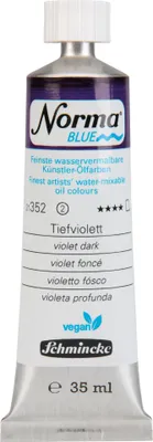 Schmincke Norma Blue - Tiefviolett 35ml - Ölfarbe 21 352 009