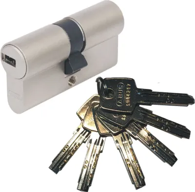 Produktbild von ABUS EC550 Doppelzylinder Länge (a/b) 45/45mm (c=90mm) mit 6 Schlüssel, SKG** Bohrschutz