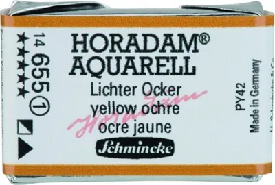 Produktbild von Schmincke HORADAM Aquarell Lichter Ocker 1/1 Näpfchen 146 550 43