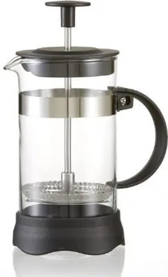 Produktbild von Flirt by R&B 163025 Milchaufschäumer Vis.350ml, klar/schwarz/silber
