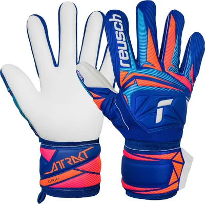 Image de Gants de gardien de but Reusch Attrakt Grip avec grip et confort 4126 sharp blu/wht/shock orng 11