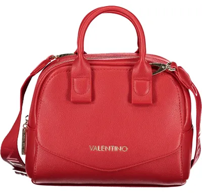 Immagine prodotto di Elegante borsa a tracolla da donna rossa realizzata in materiale riciclato, versatile ed elegante