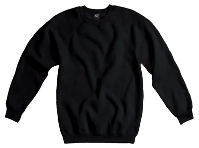 Image de SG Sweat-shirt / pull à manches raglan, encolure ronde FK772 (2XL) (noir)