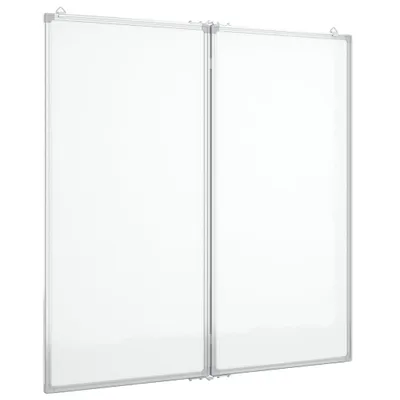 Obrázok produktu pre Magnetická biela tabuľa skladacia 80x80x1,7 cm hliník