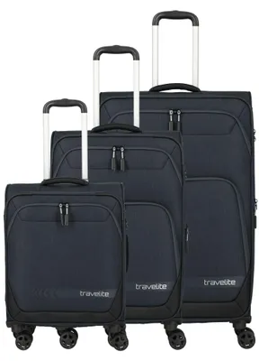 Produktbild von Travelite Kick Off - 4-Rollen-Trolley Set 3tlg. (d'anthracite)