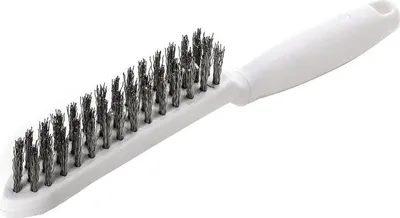 Obrázek produktu pro Drátěný kartáč L.285mm 0,35mm VA-ocelový drát krimpovaný 3 řady LESSMANN