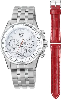 Produktbild von ETT EGS-11612-42MS Professional Solar Funk Chronograph Herrenuhr 43mm 10ATM