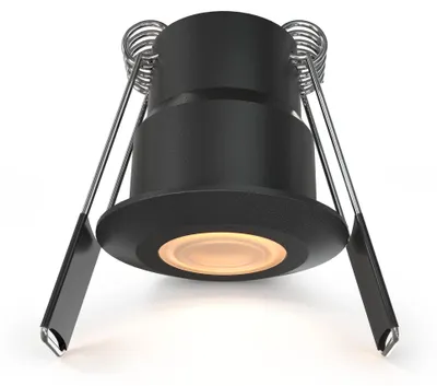 Image de Ledvion spot encastrable LED ø35mm IP65 3W Noir 2700K