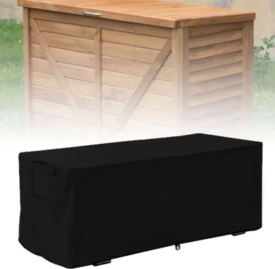 Produktbild von Garten Aufbewahrungsbox Abdeckung, wasserdicht, 123x62x55 cm, UV-beständig, für Kissen