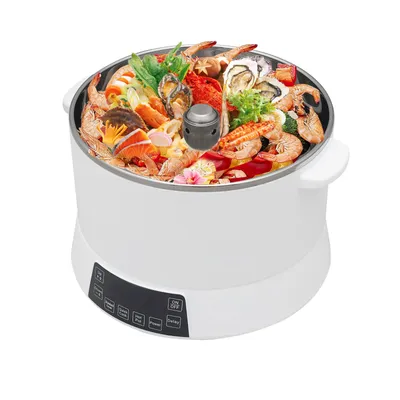 Image de cuiseur de riz 4L à faible teneur en sucre Blanc (4-6 personnes)