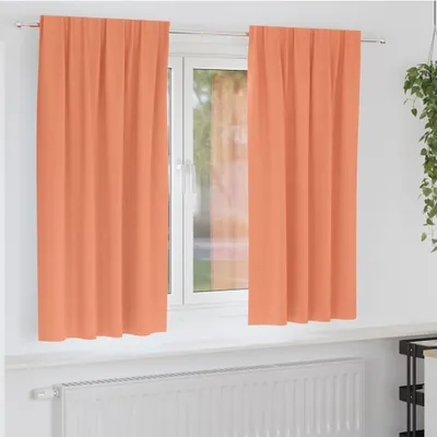 Produktbild von Praktischen Verdunkelungsvorhänge mit Vorhängen Terrakotta Polyester - Gardinen & Vorhänge ,design Möbel 4686181 1parcel
