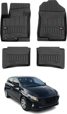 Immagine prodotto di 2020-2025 Hyundai i20 tappetini TPE nero 4 pz