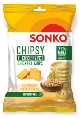 Obrázek produktu pro Sonko Cizrnové chipsy s čedarem 60 g