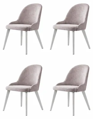 Obrázok produktu pre 4 elegantné stoličky v modernom dizajne do vašej jedálne