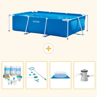 Produktbild von Rechteckiger Frame Pool - 260x160x65 cm - 5-teilig S20828