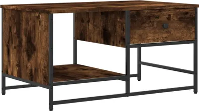 Produktbild von vidaXL Couchtisch Räuchereiche 85,5x51x45 cm Holzwerkstoff