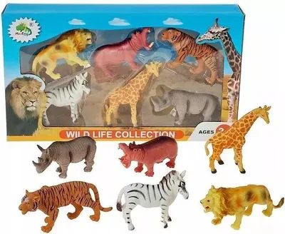 Immagine prodotto di Set di 6 animali selvatici12cm