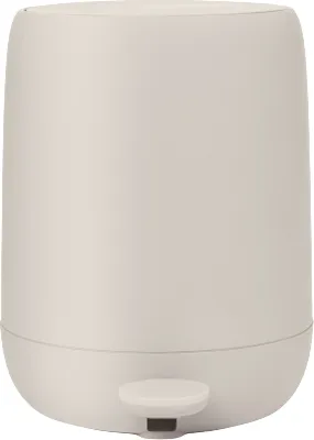 Produktbild von Blomus SONO Treteimer, Abfalleimer, Mülleimer, Kosmetikeimer, Kunststoff, Silikon, Moonbeam, 5 L, 69169