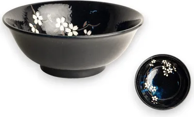 Produktbild von Japan-Bowls ASIATICA | Ramen Bowl Porzellan-Schalen - Anemone 21 cm